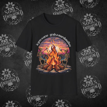 Grab A Marshmallow - Front Design T-Shirt