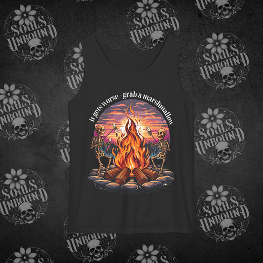 Grab A Marshmallow - Front Design Tank Top