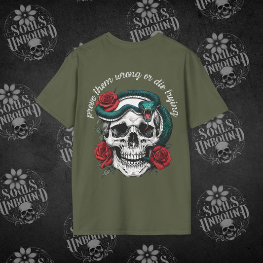 Die Trying - Back Design T-Shirt