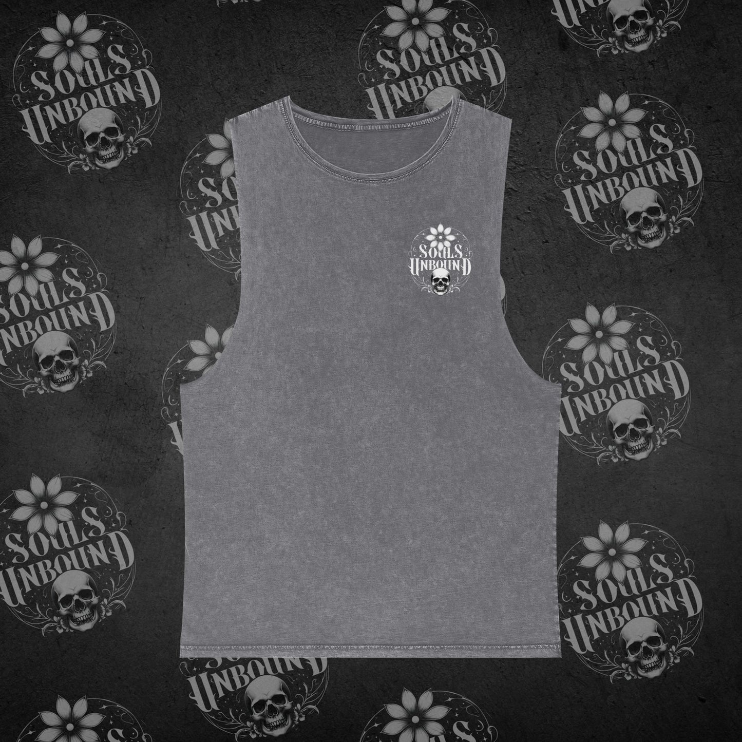 Grab A Marshmallow - Stonewash Tank Top