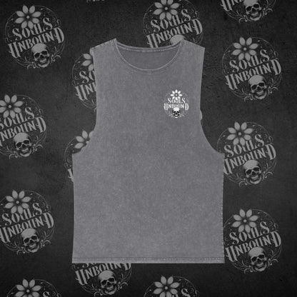 Grab A Marshmallow - Stonewash Tank Top