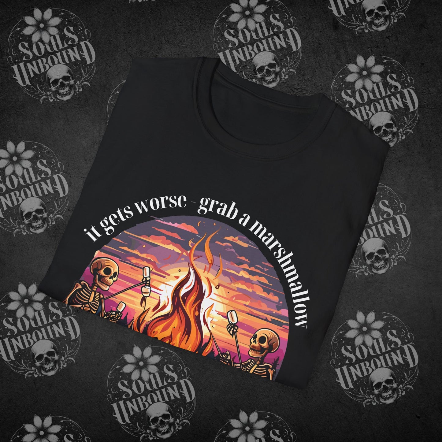 Grab A Marshmallow - Front Design T-Shirt